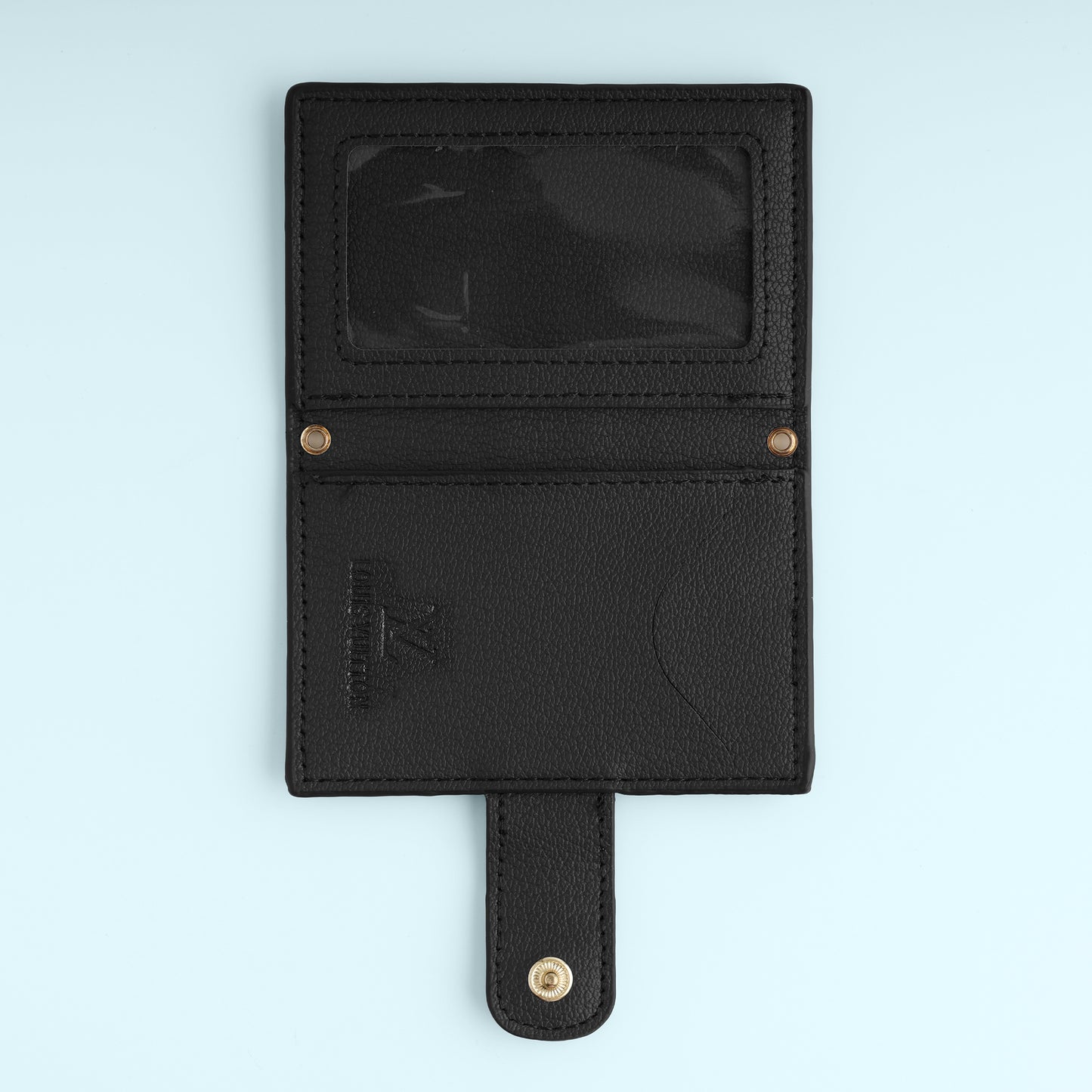 Midnight Monogram Money Clip Wallet