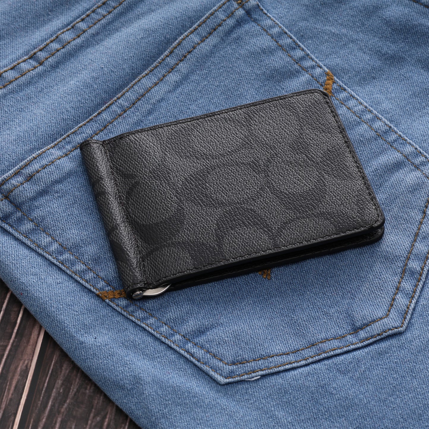 Shadow Black Monogram Wallet