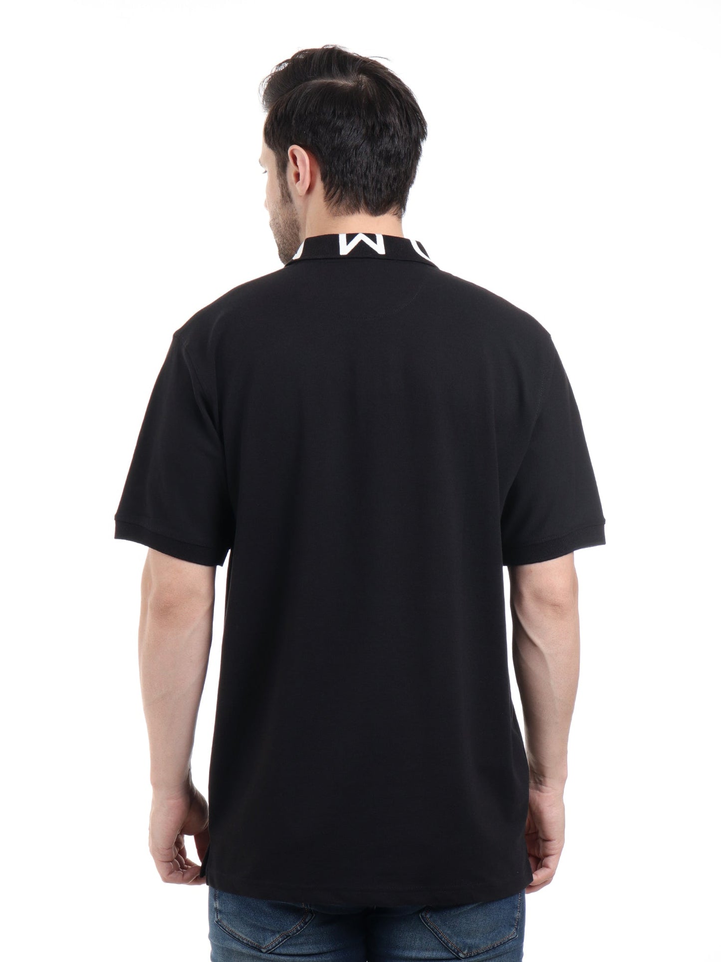 Monogram Icon Polo – Black