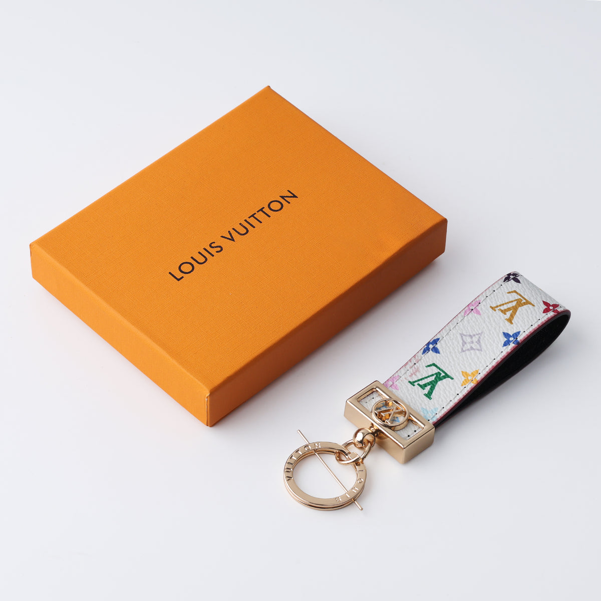 Ivory Bloom Multicolour Loop Keychain