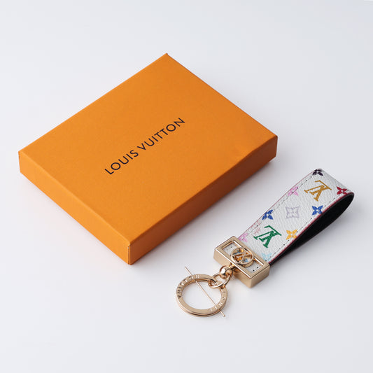 Ivory Bloom Multicolour Loop Keychain