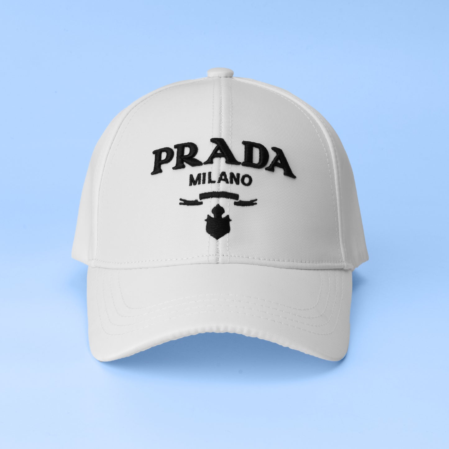 Milano Crest White Cap