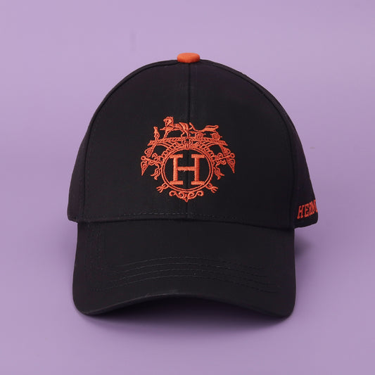 Hermès Crest Black Cap