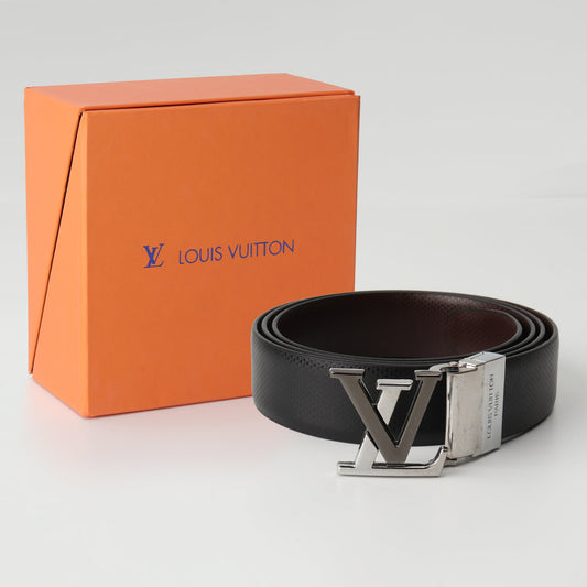 LV Initiales Polished Steel Belt