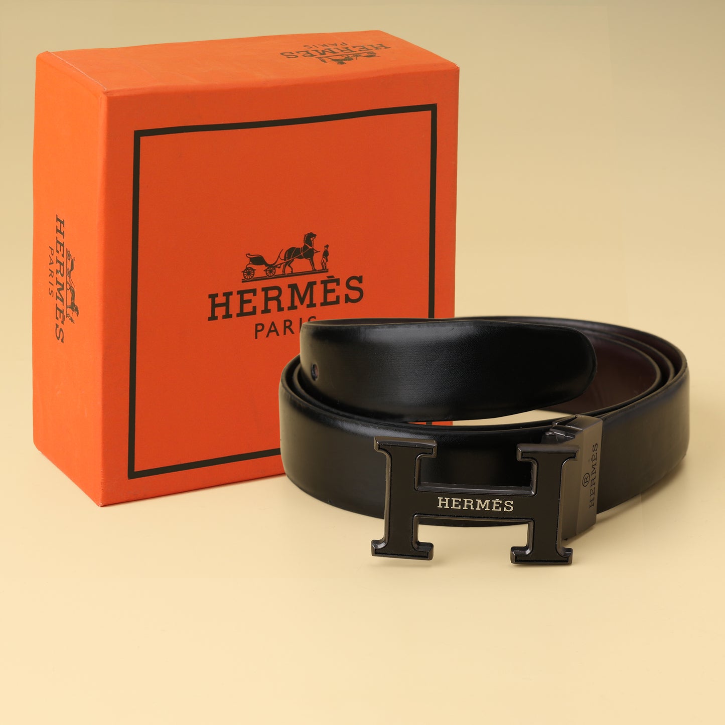 Signature H Buckle belt