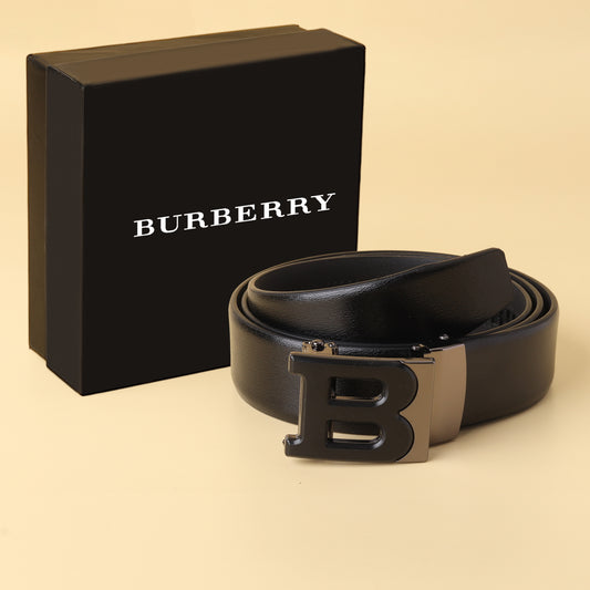 ‘B’ Buckle Leather Belt