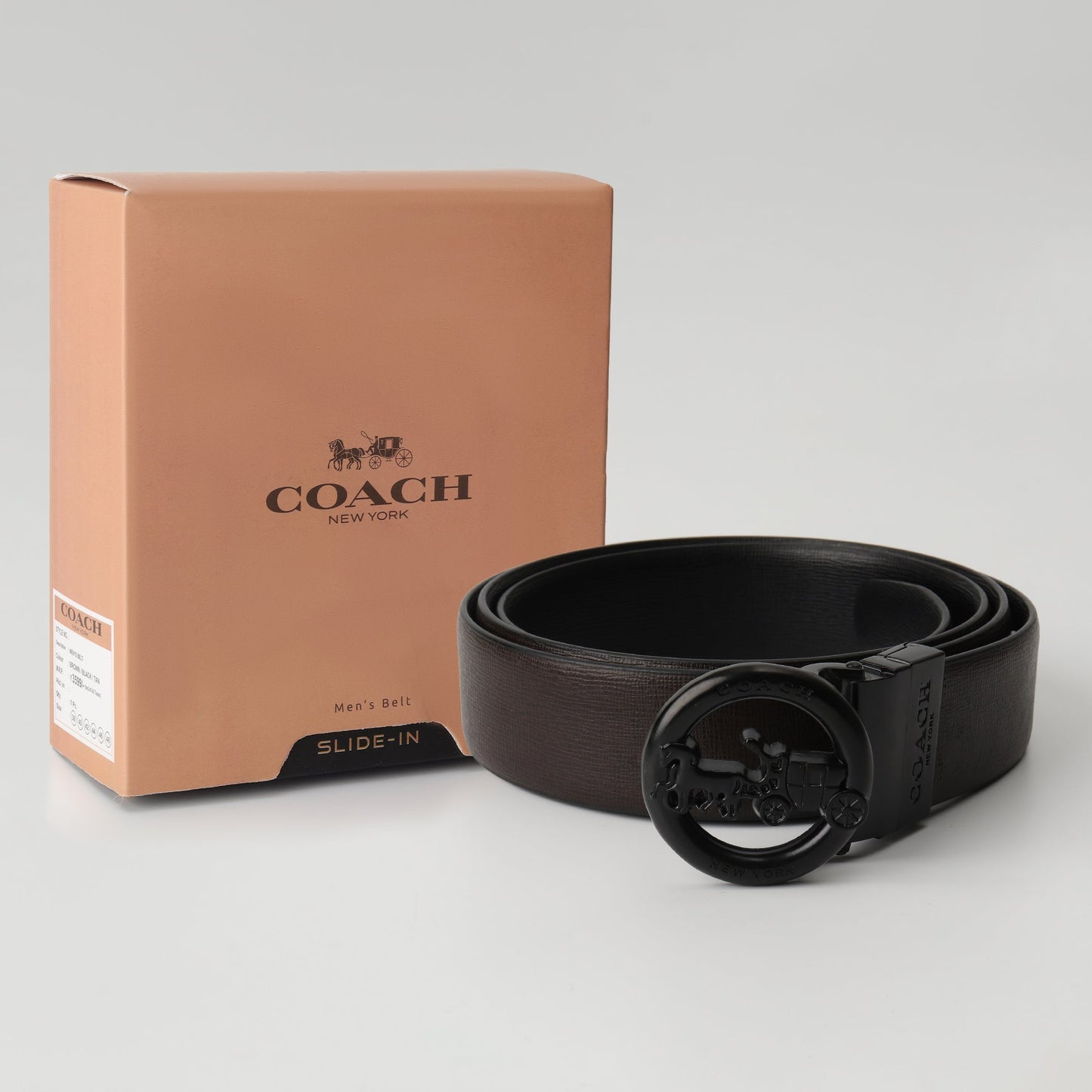 Midnight Heritage Belt – Matte Black