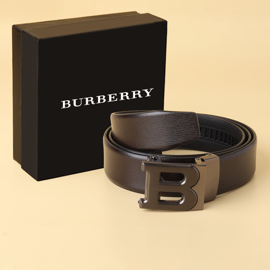 Signature Brown Leather Belt