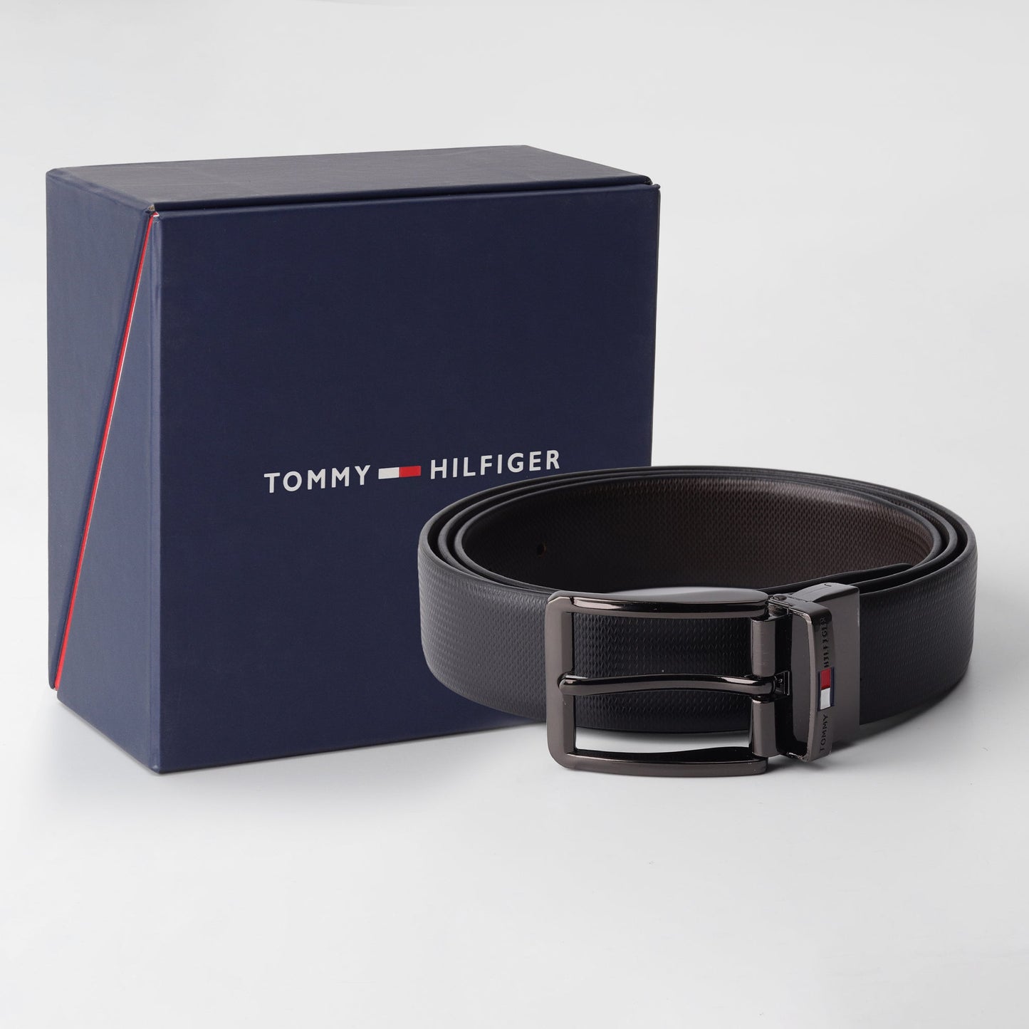 Legacy Reversible Belt – Gunmetal