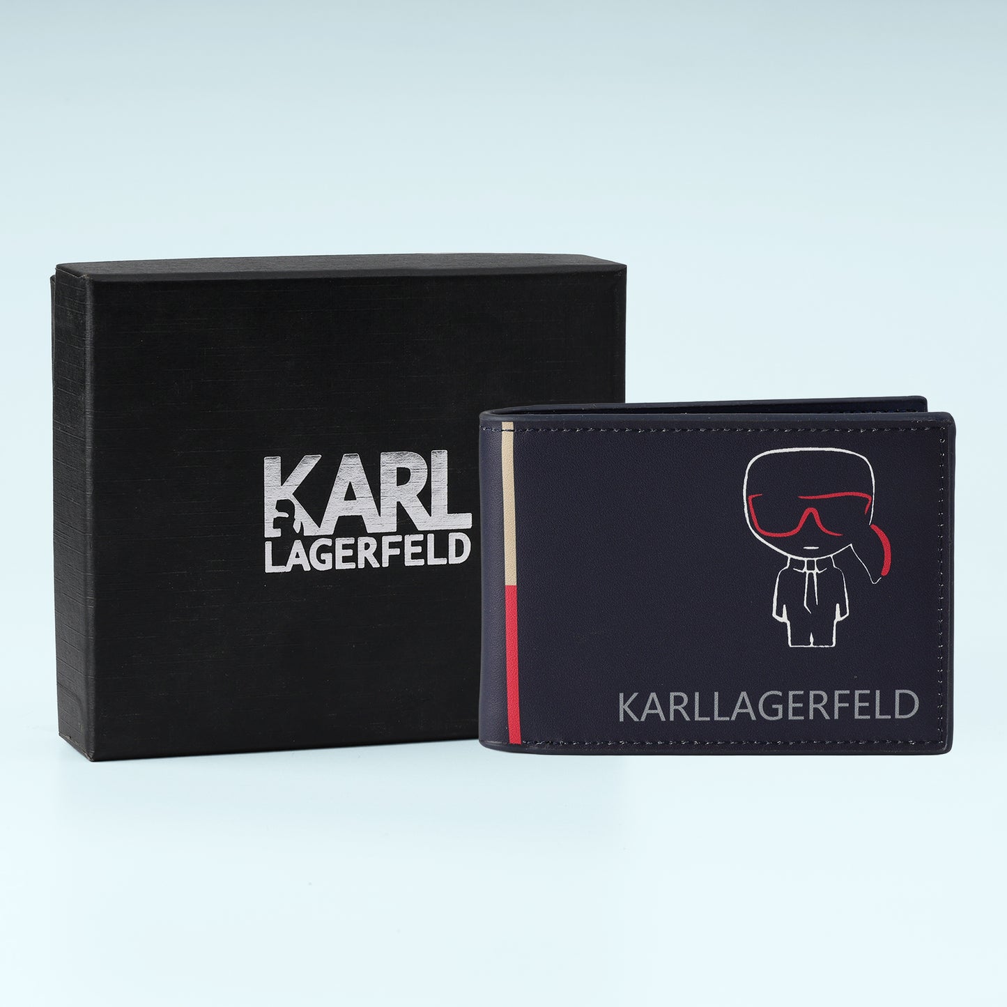 Navy Signature Style Wallet