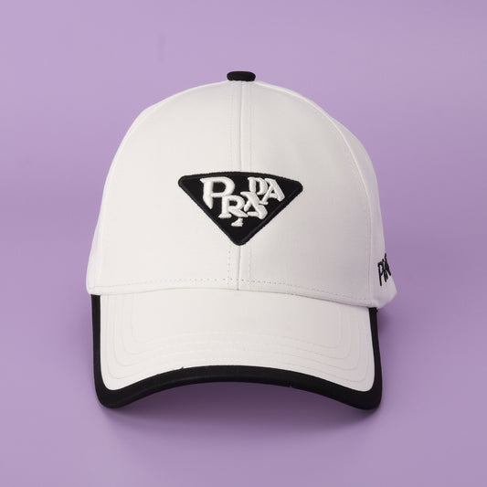 Prada White Baseball Cap