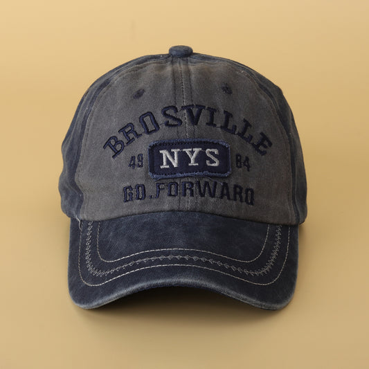 "Brosville" Distressed Baseball Cap