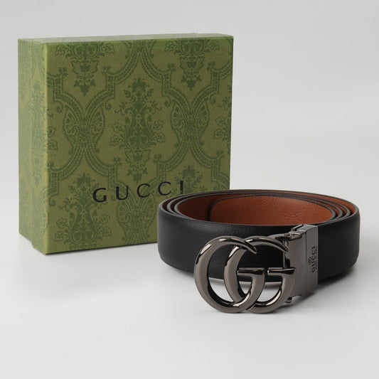 Double G Belt – Gunmetal Edition