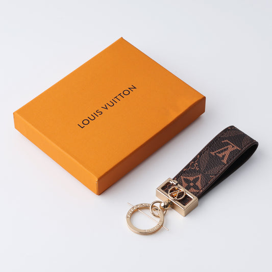 Espresso Heritage Signature Loop Keychain