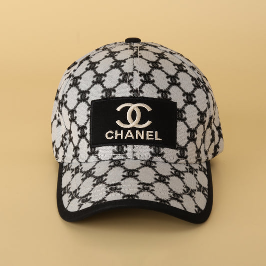 Black & White Baseball Cap – Designer Streetwear Hat
