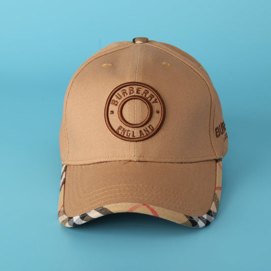 Beige Logo Baseball Cap