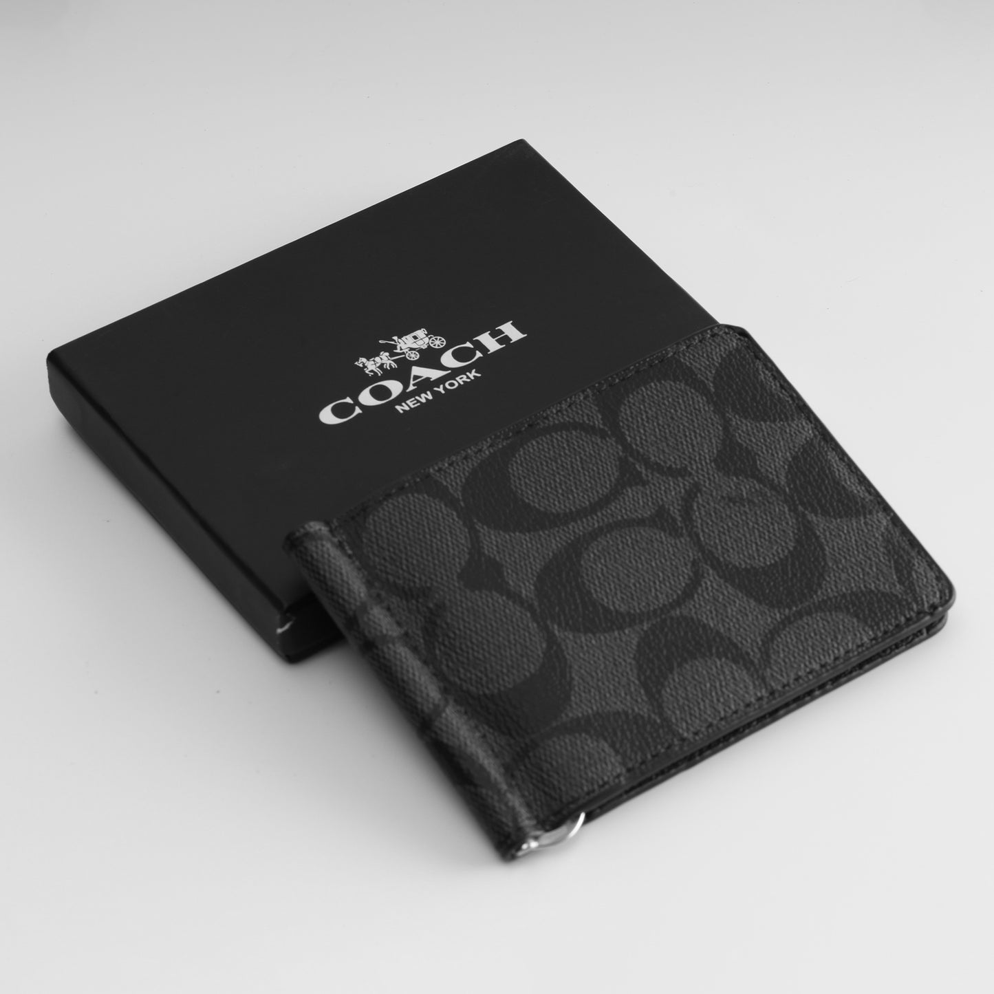 Shadow  Black Monogram Wallet