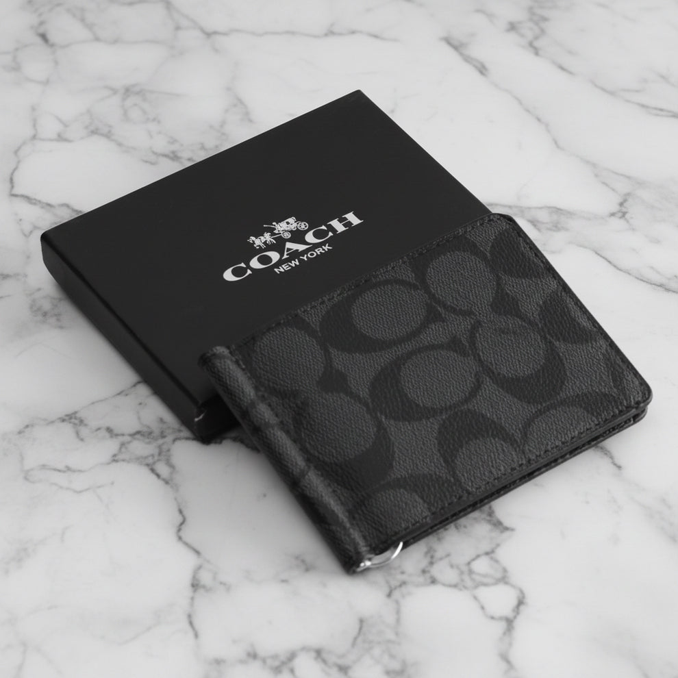 Shadow Black Monogram Wallet – Limited Edition
