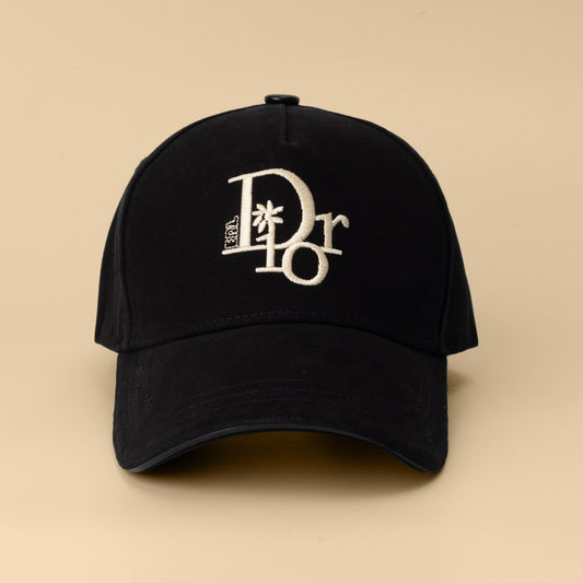 Noir Monogram Signature Cap