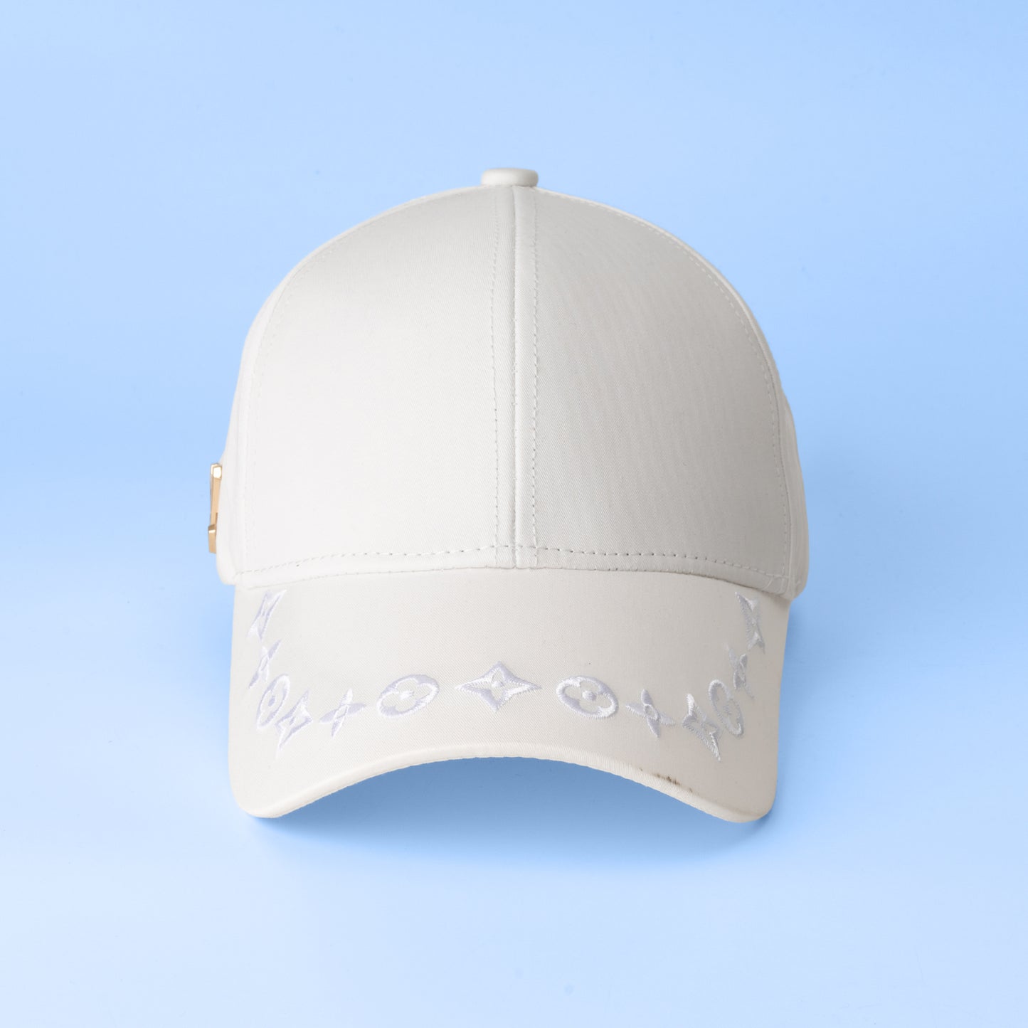 Ivory Luxe Curve Cap