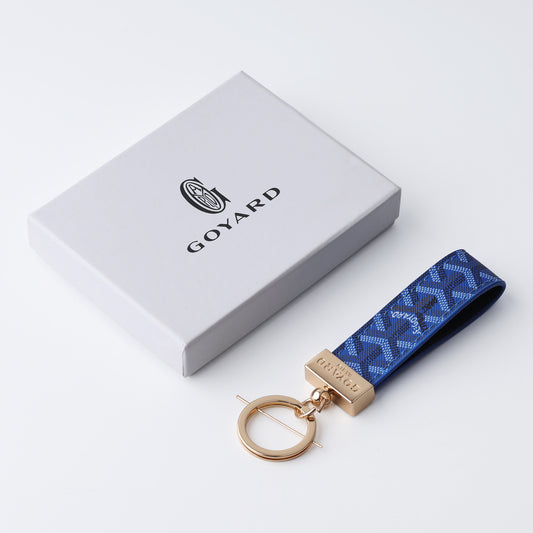 Cobalt Mosaic Signature Strap Keychain