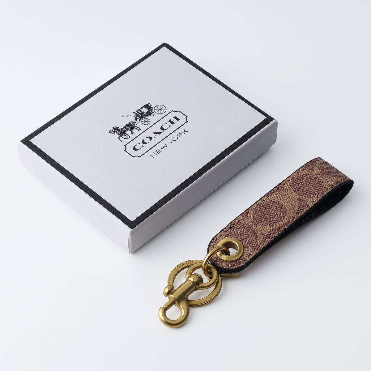 Mocha Heritage Loop Keychain