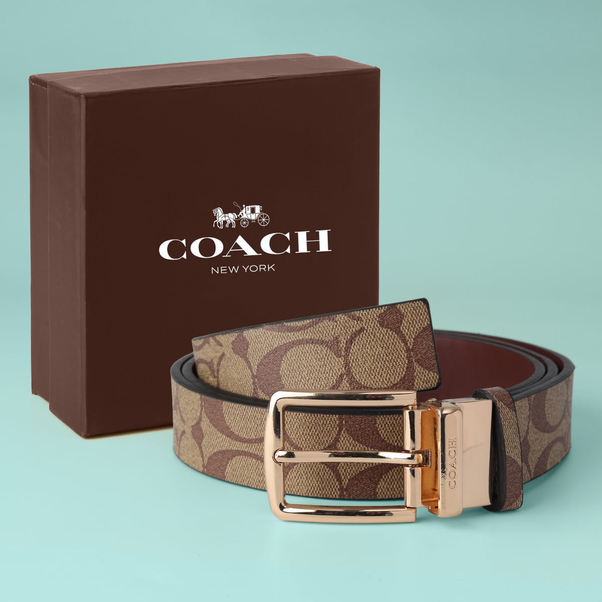 Sandstone Heritage Gold Buckle Belt