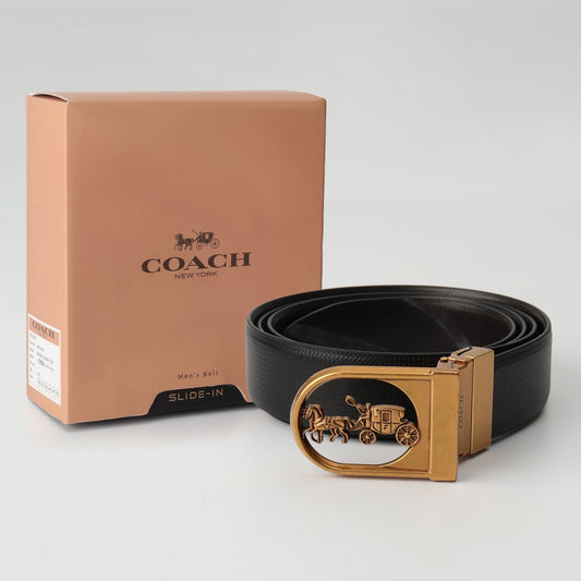Carriage Legacy Belt – Brushed Gold