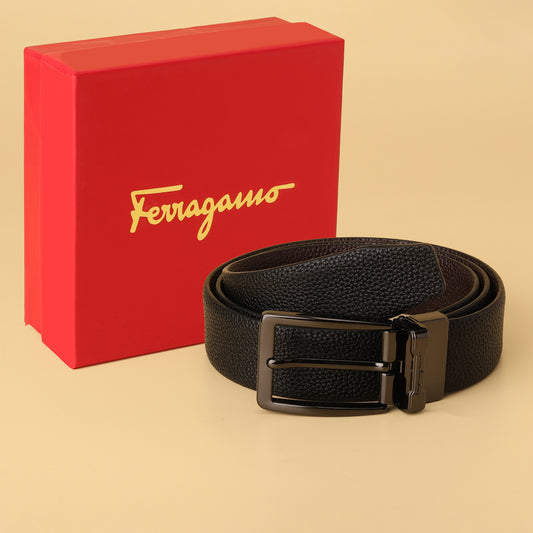 Classic Gunmetal Buckle Belt