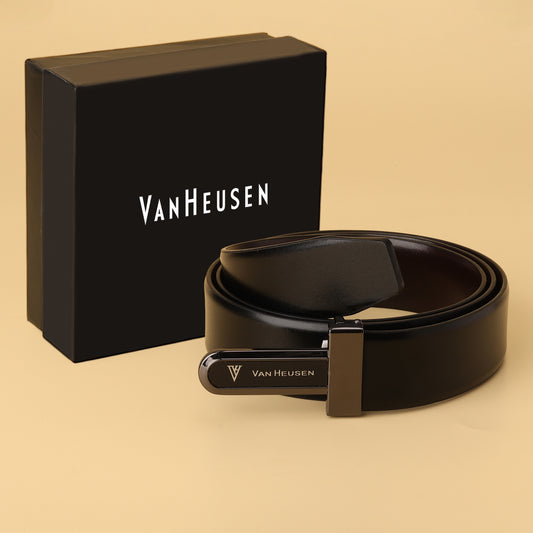 Heusen Reversible Black & Brown Formal Belt