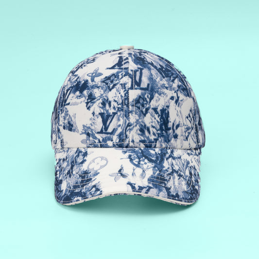 Midnight Monogram Splash Cap