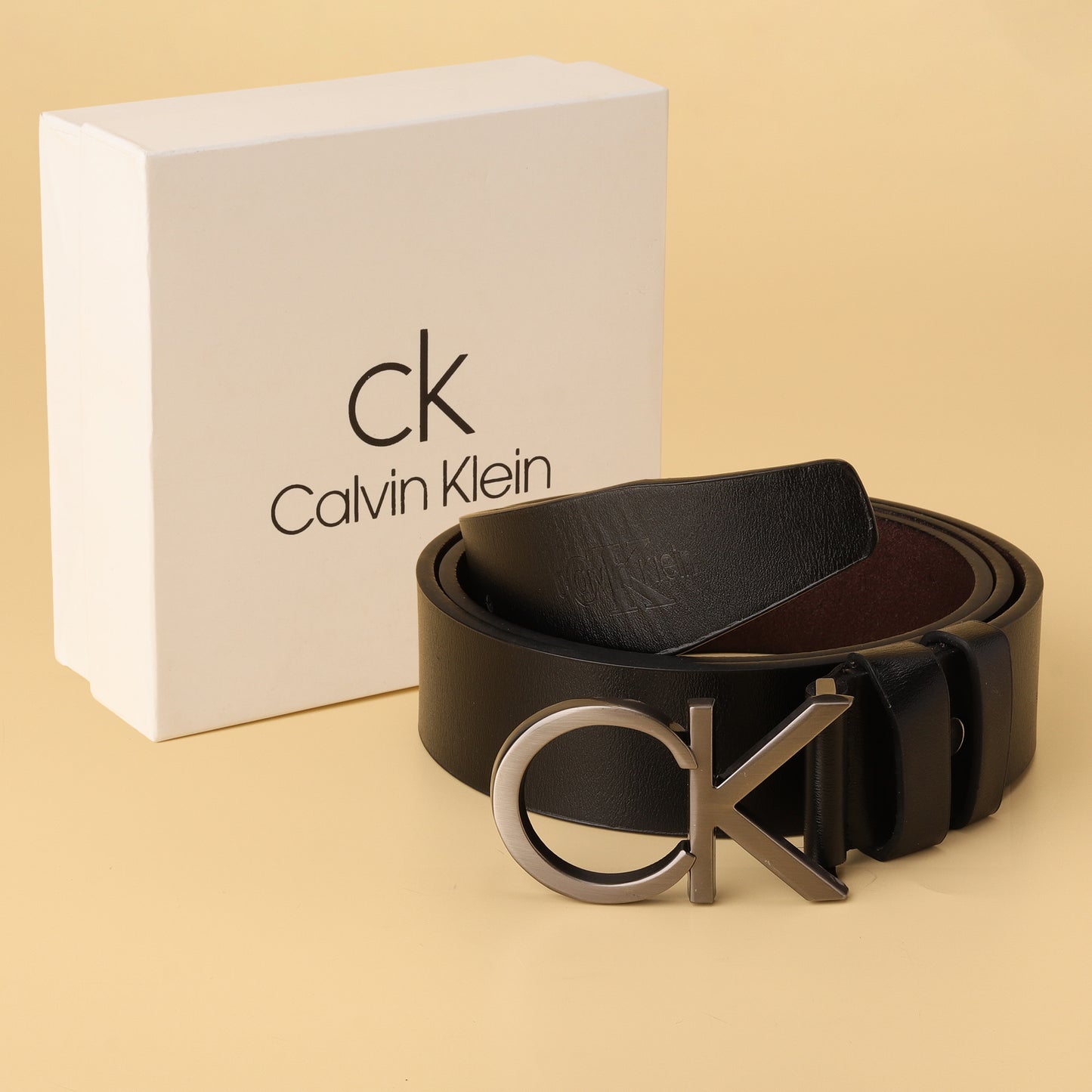 Modern Monogram Leather Belt