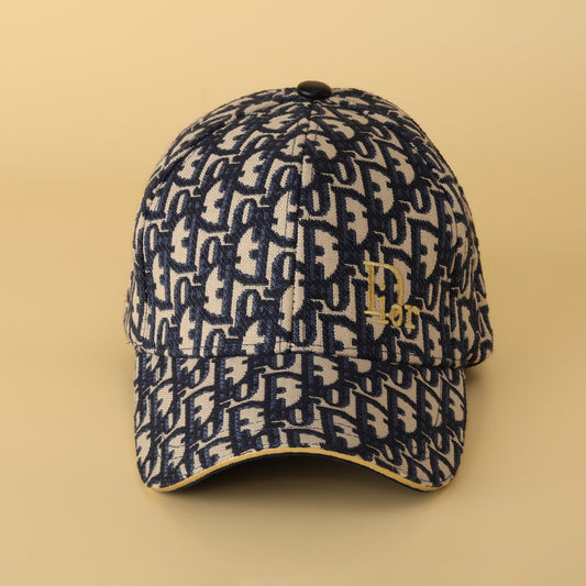 Oblique Jacquard Baseball Cap