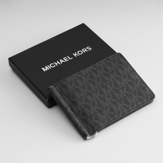 Slate  Dark Textured Clip Wallet