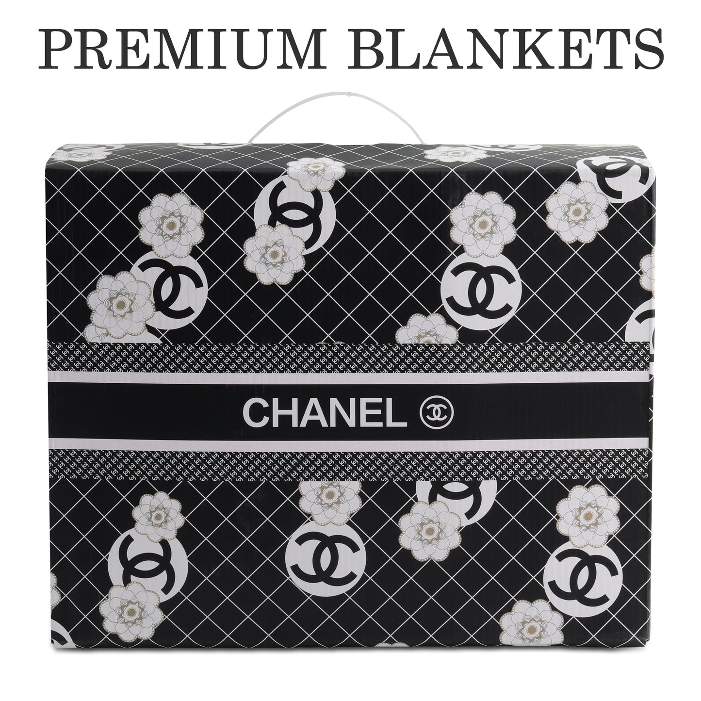 Classic Quilted Monogram Blanket