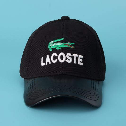 Lacoste Classic Black Crocodile Logo Cap