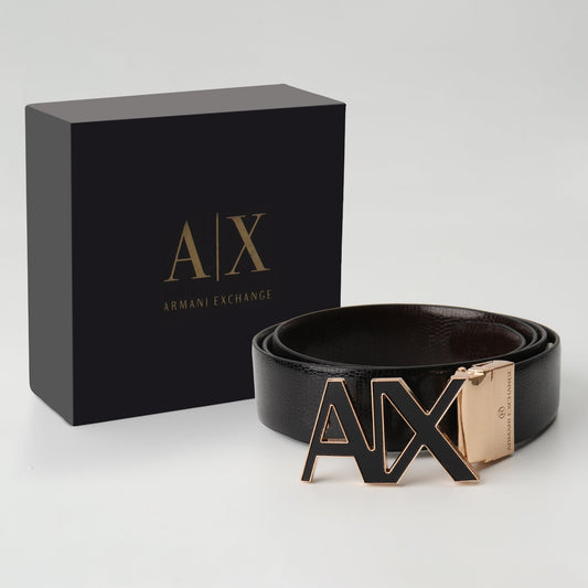 Luxe Contrast Monogram Belt