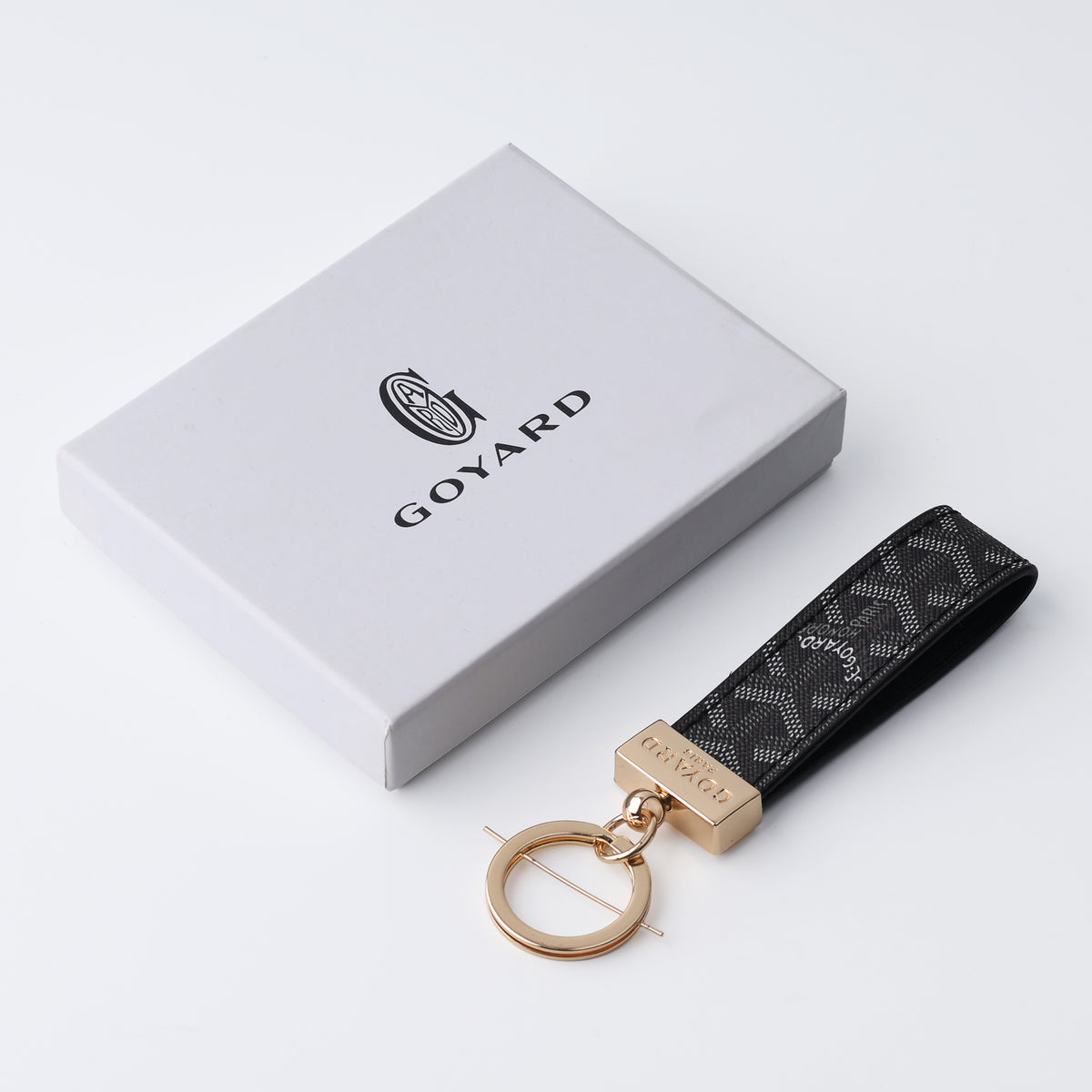 Midnight Noir Signature Strap Keychain