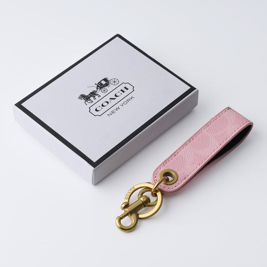 Blush Rose Classic Loop Keychain