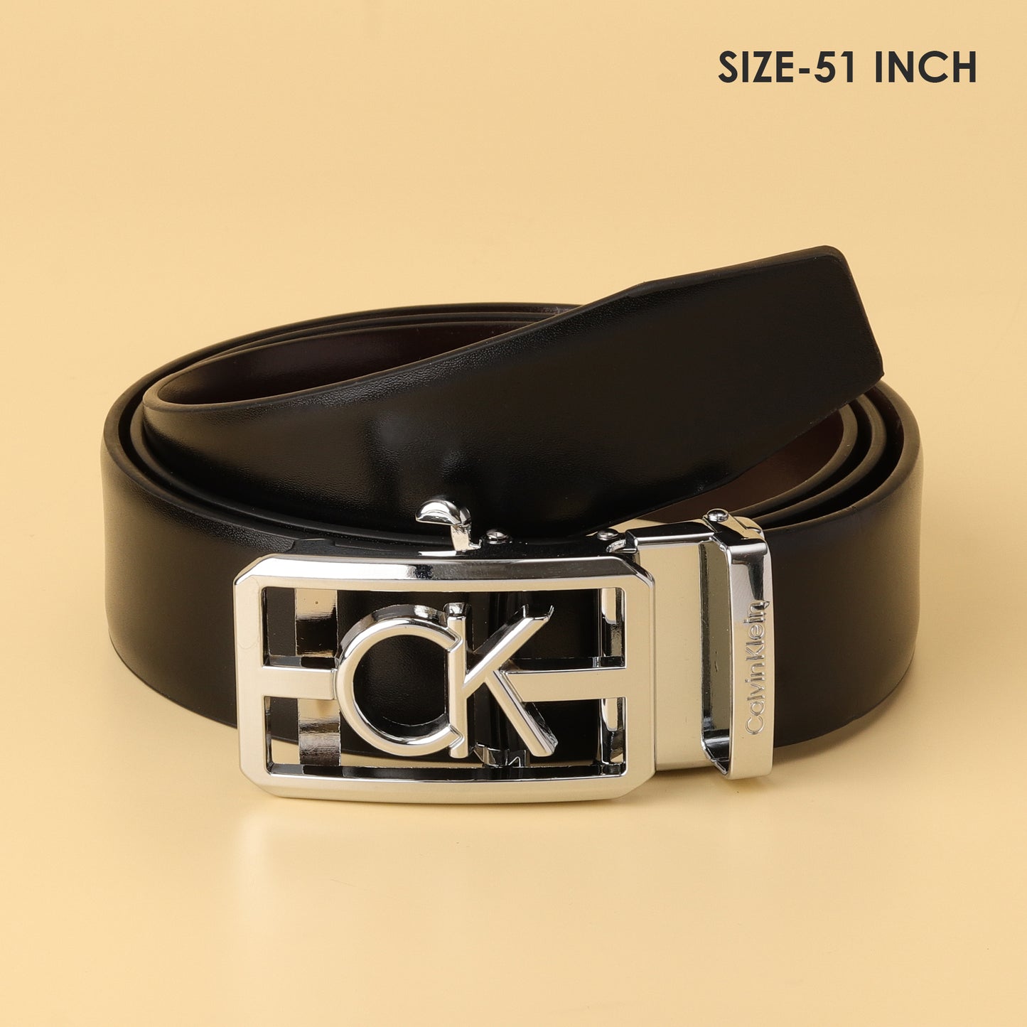 Chrome CK Statement Buckle Belt