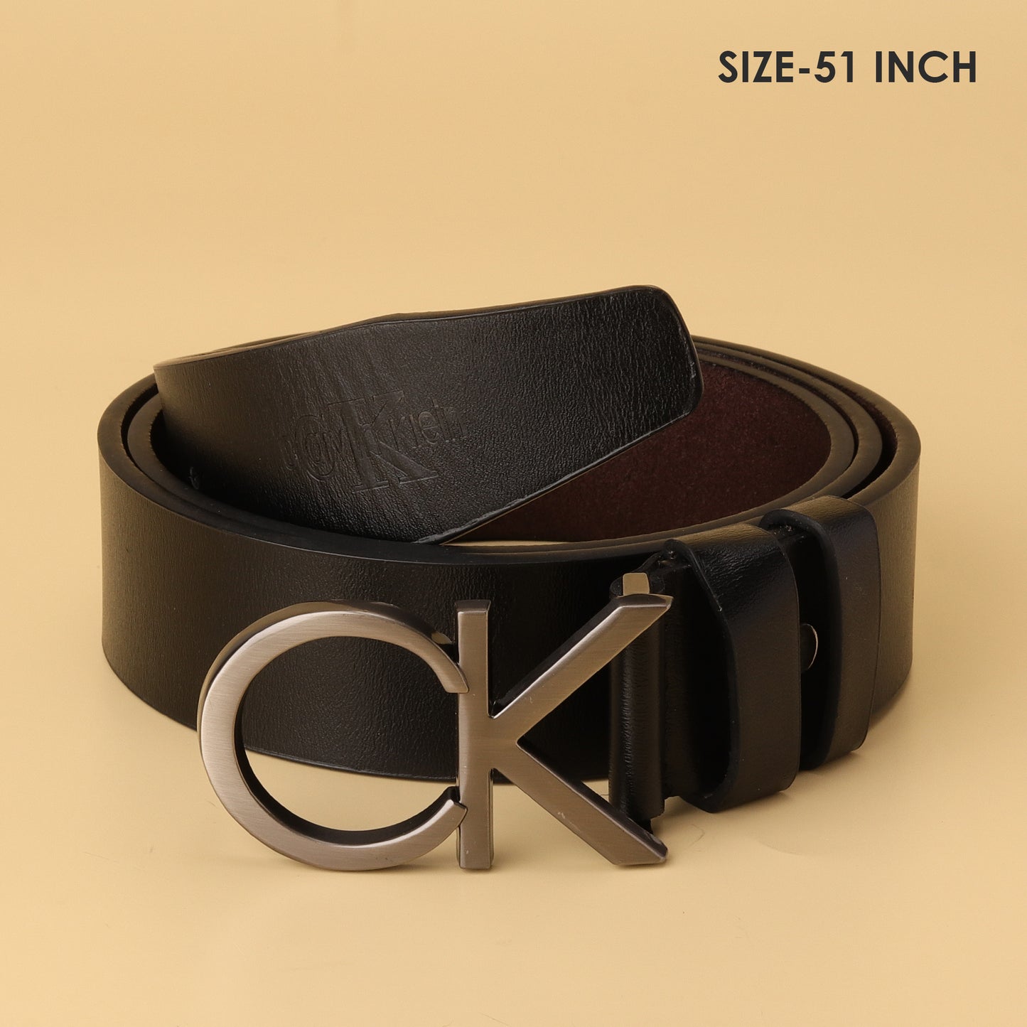 Modern Monogram Leather Belt