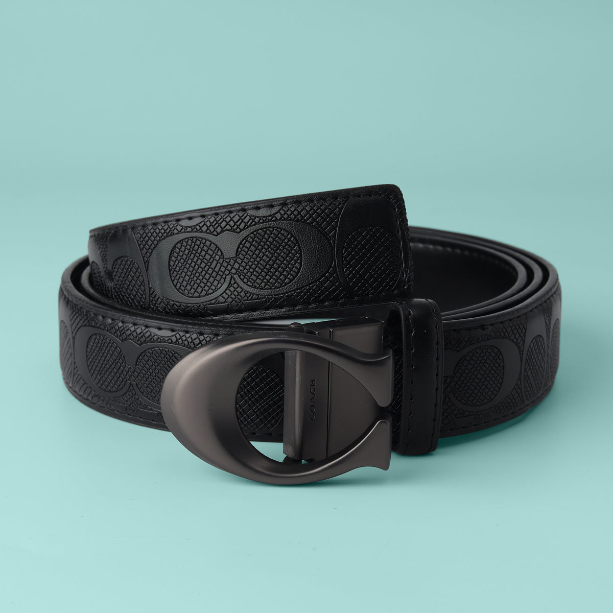 Onyx Embossed Eclipse  Belt