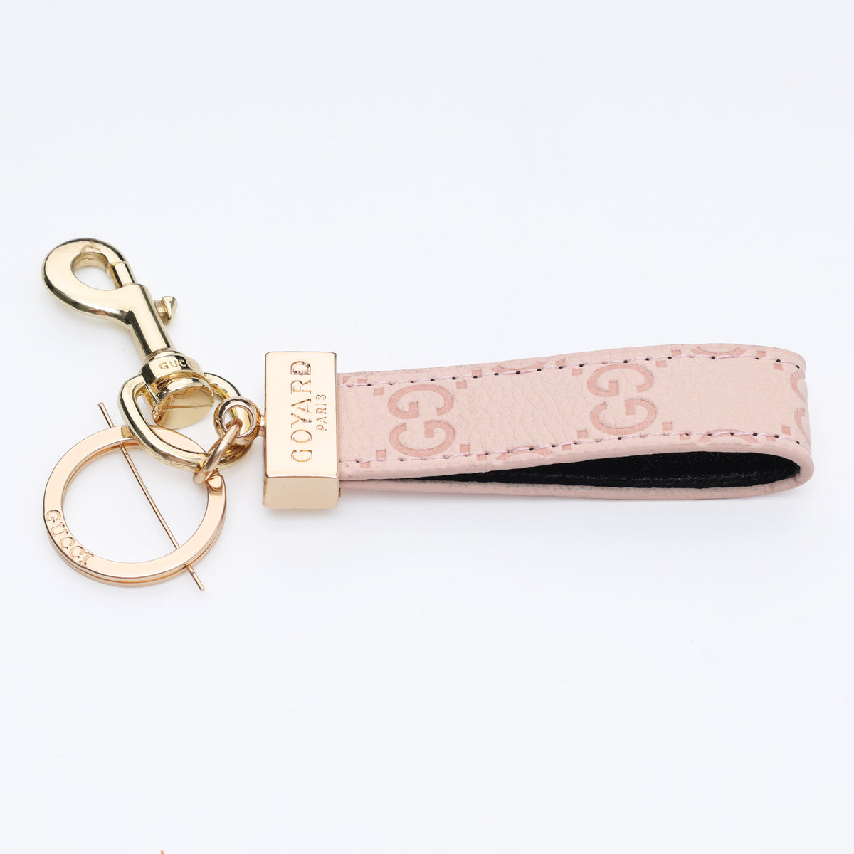 Blush Rose Utility Loop Keychain