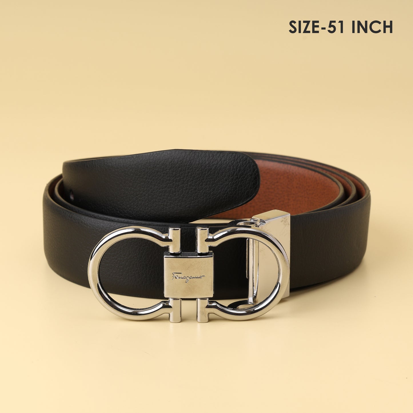 Gancini Silver Heritage  Belt