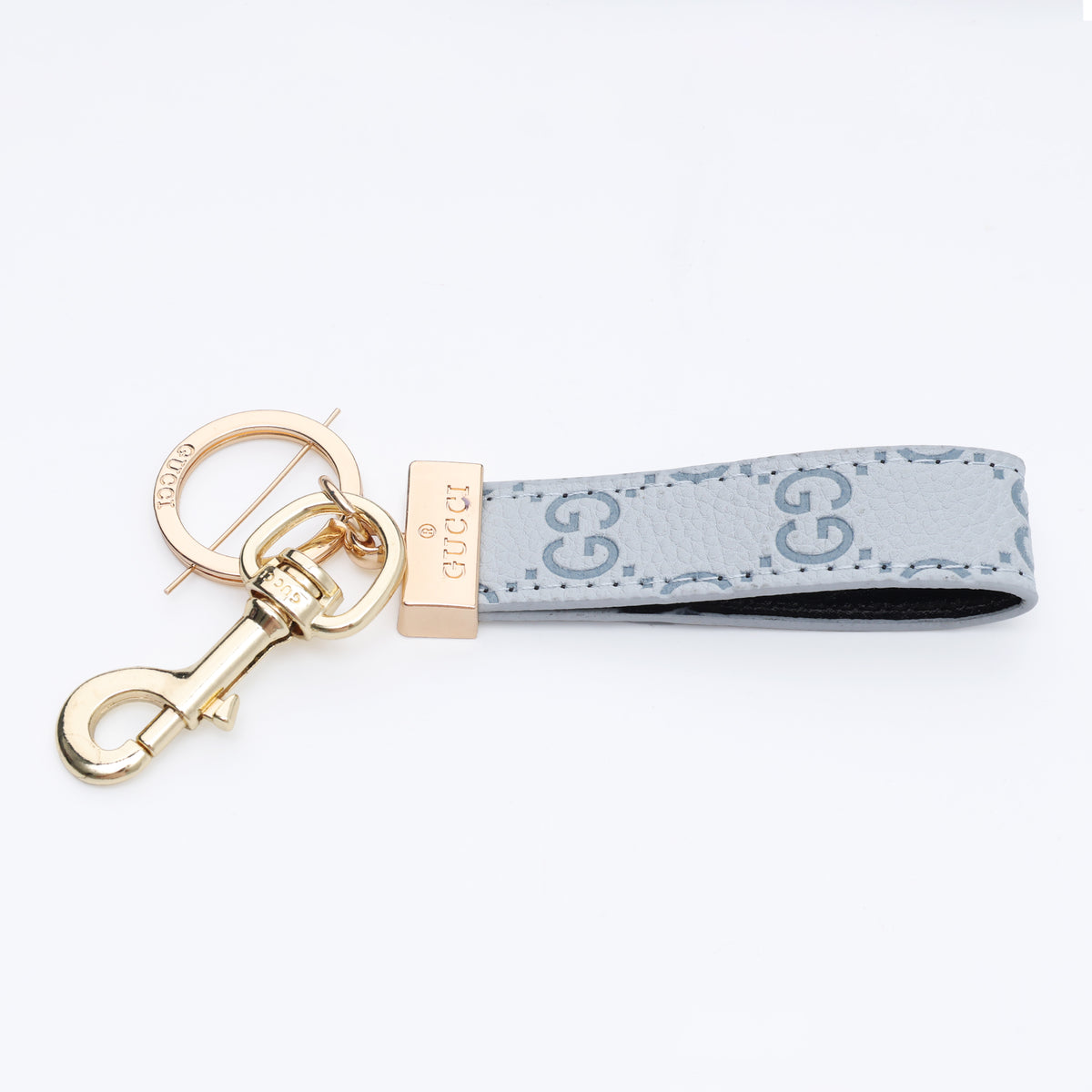 Ice Blue Utility Loop Keychain