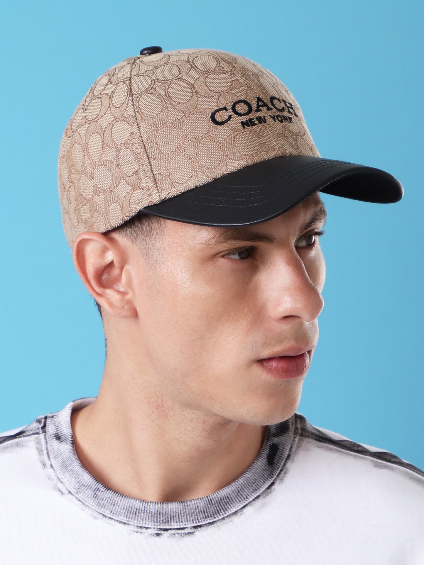 Coach Signature Pattern Baseball Cap
