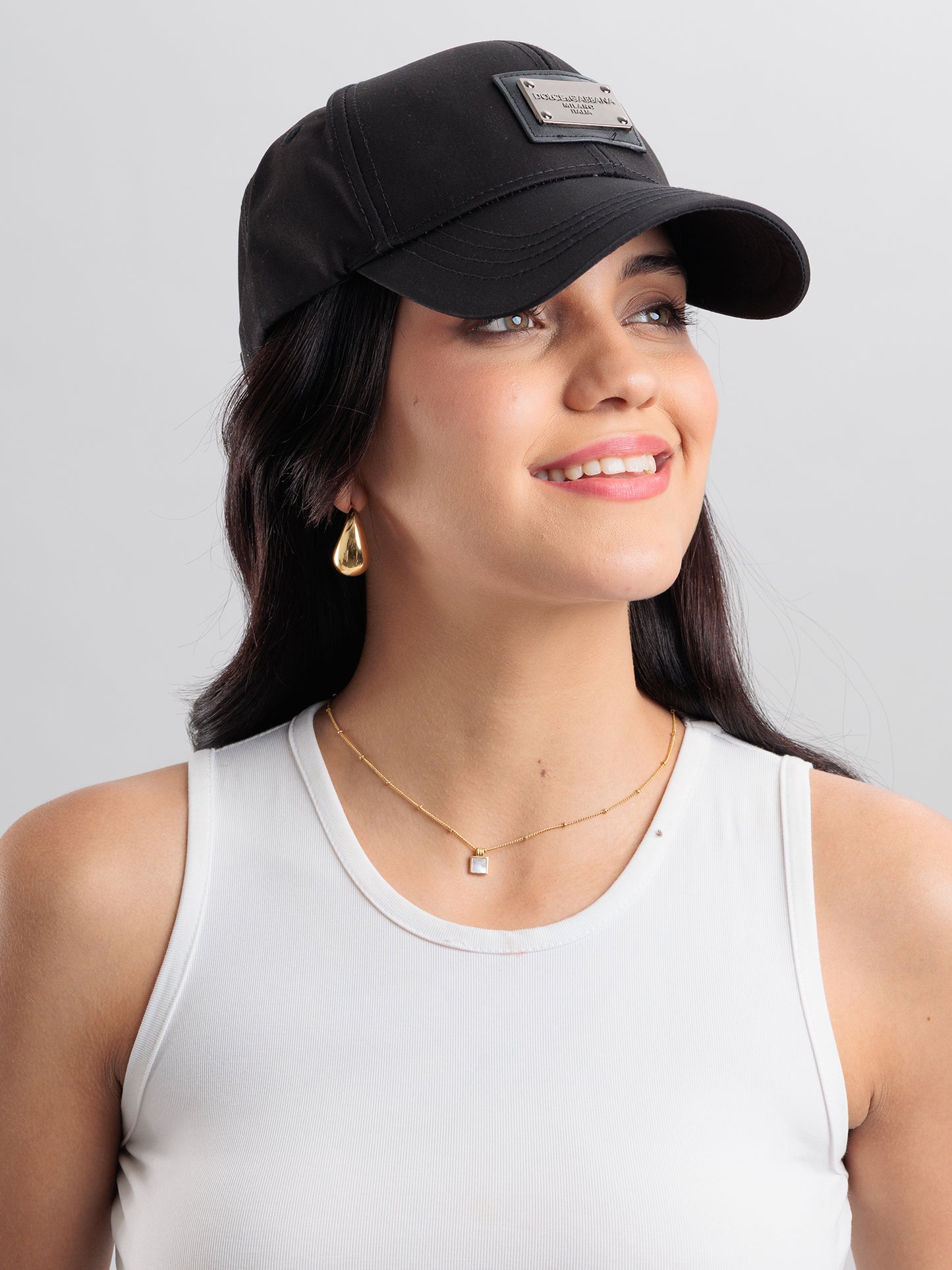 Midnight Metal Badge Cap
