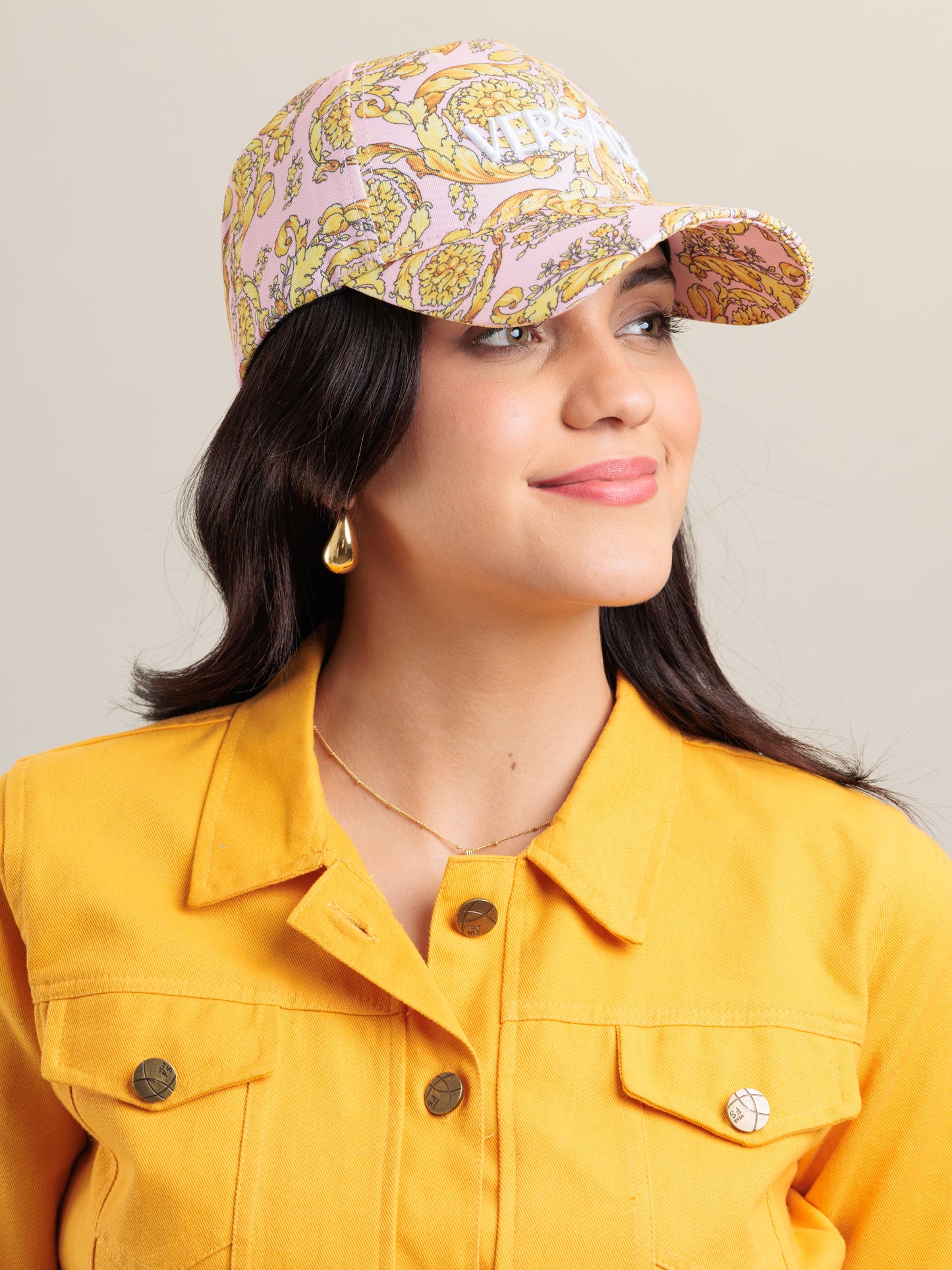 Baroque Bloom Statement Cap
