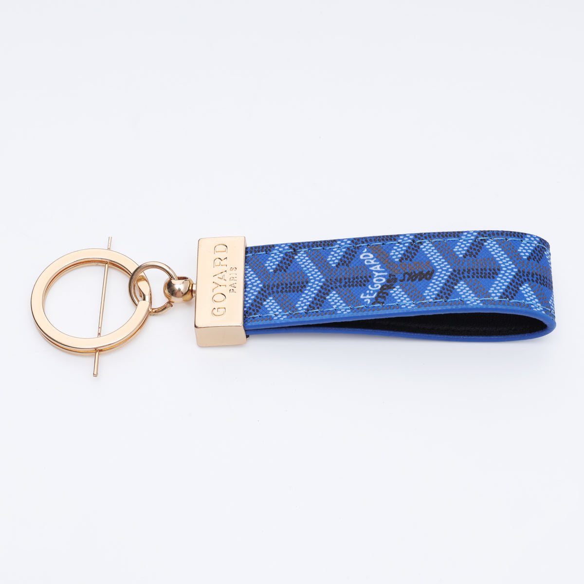 Cobalt Mosaic Signature Strap Keychain