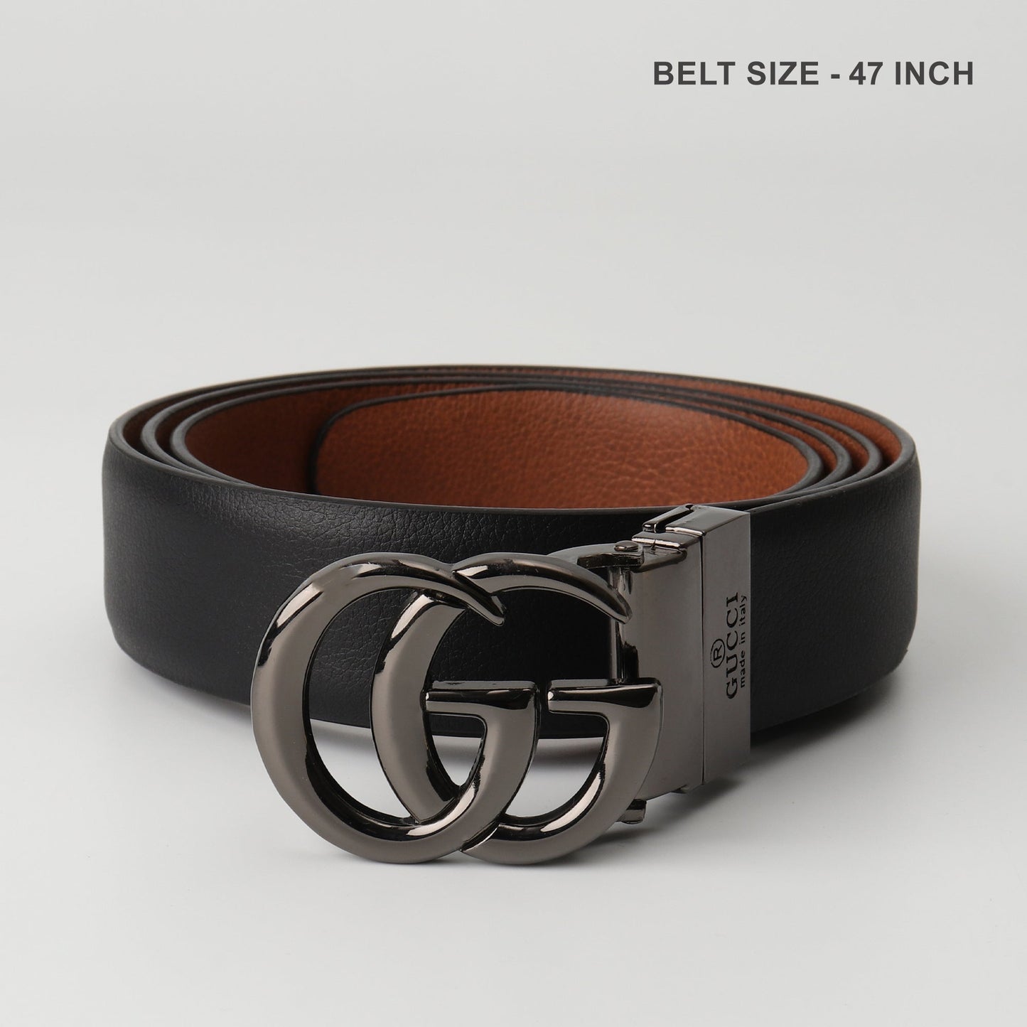 Double G Belt – Gunmetal Edition